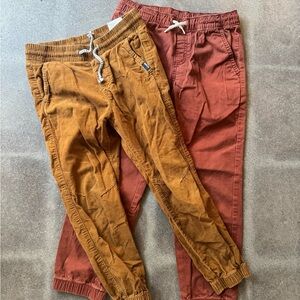 H & M and Cat & Jack Jogger Pants Set of 2. Size 6-7